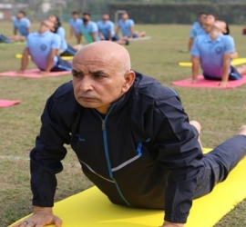 Celebration of republic day 2022 and suryanamaskar